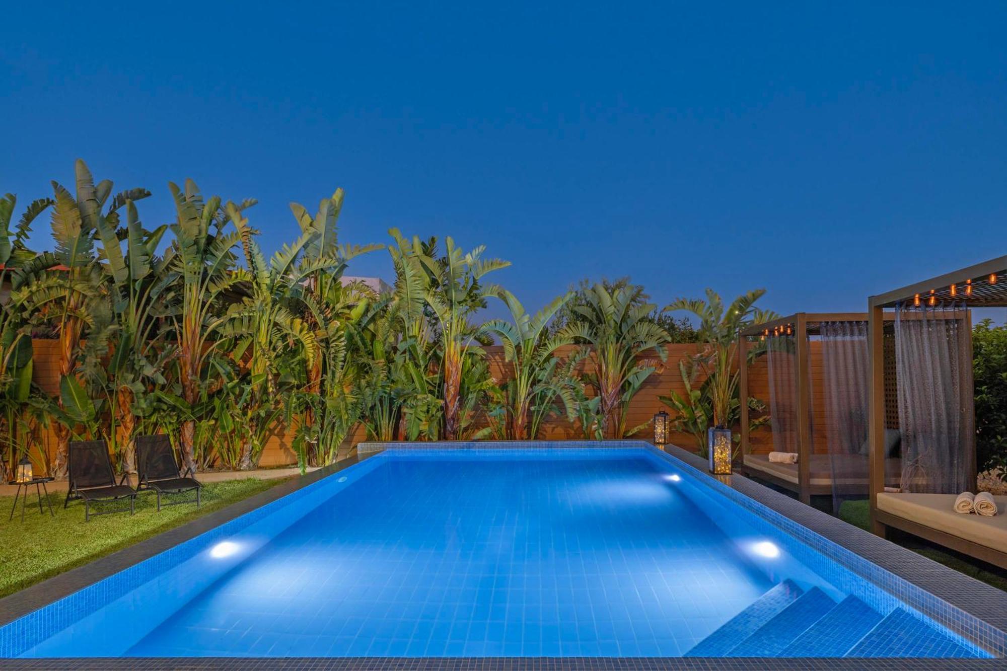 Gaia Blue Villa Kolymbia Bagian luar foto