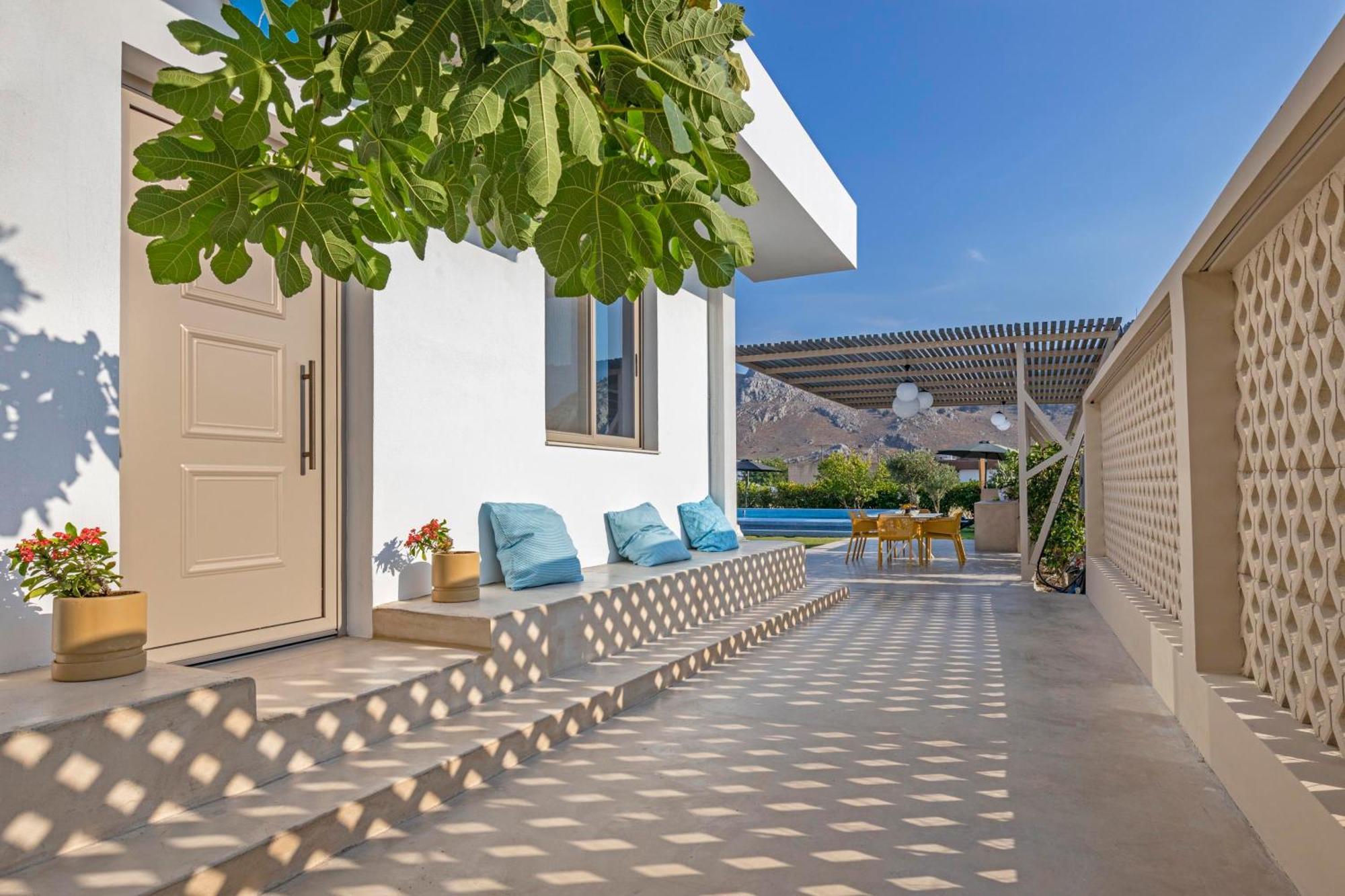 Gaia Blue Villa Kolymbia Bagian luar foto